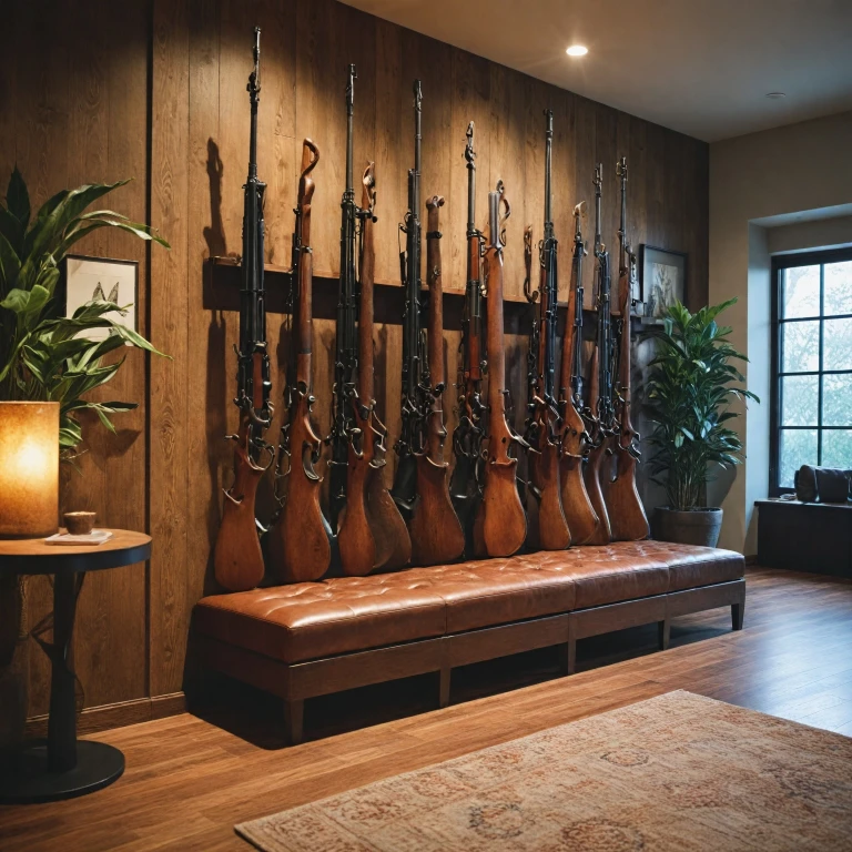 Enhancing Your Space with a Wall-Mounted Rifle Rack