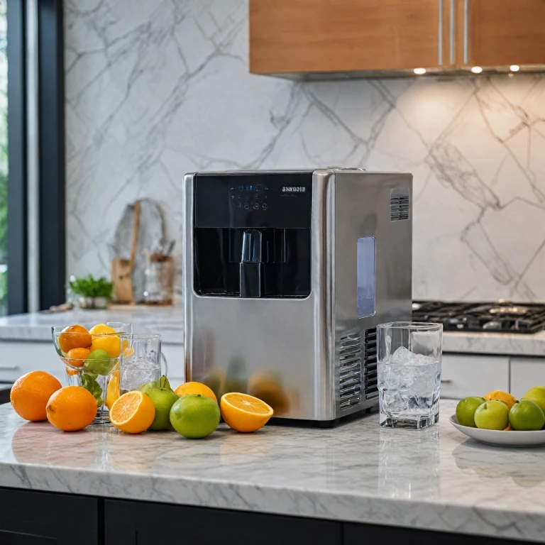 Experience the Dumos Countertop Ice Maker