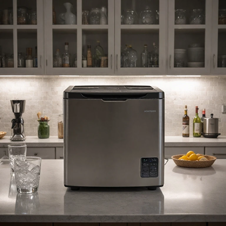 The Frigidaire EFIC108: A Sleek Silver Countertop Ice Maker