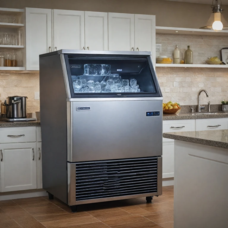 Experience the Power of a 130lbs Commercial Ice Maker