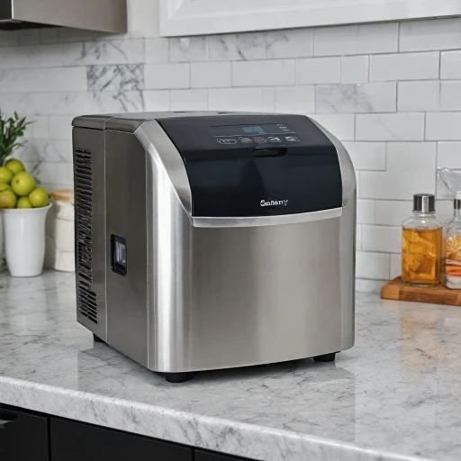 Efficient and Stylish: Stainless Steel Countertop Ice Maker with 26 lb Capacity