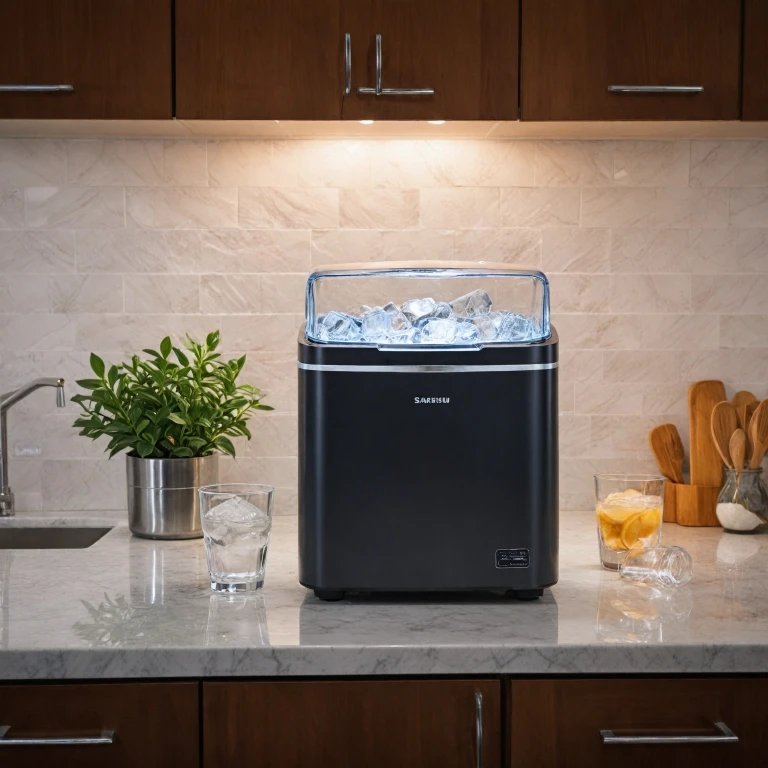 Experience the Convenience of a 26-Pound Ice Maker Machine