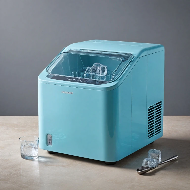 Portable Ice Maker with Convenient Carry Handle