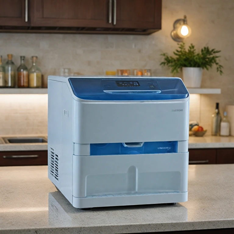 Efficient Ice Production: 120lbs Daily Ice Maker with 33lbs Storage