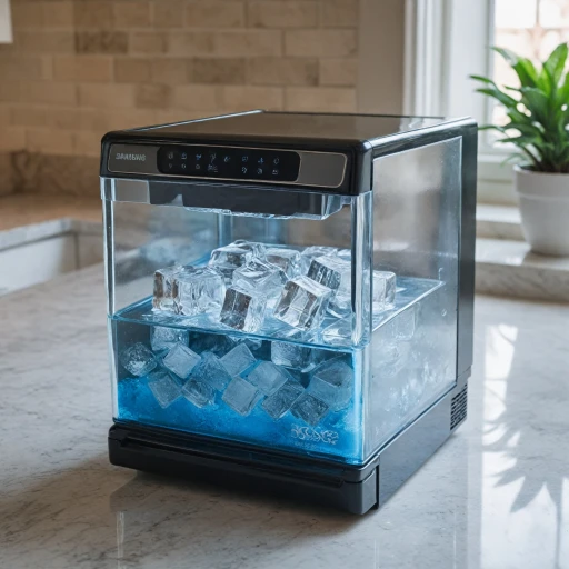 Experience the Magic of an Ice Maker with a See-Through Lid